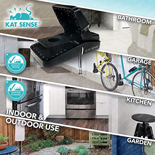 Image of Pest Control Rat Traps, 6 Large Snap Traps for Mouse Chipmunks Indoor Outdoor