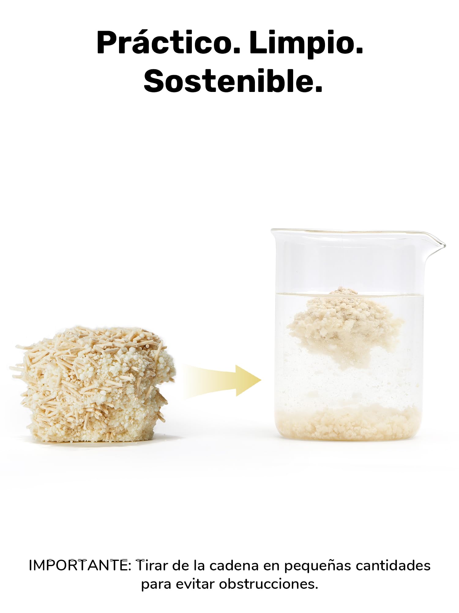 FUKUMARU Tofu Arena para Gatos con Cassava 10.8KG. Ultra aglutinante Antiadherente, sin Polvo, Fragancia Natural de Gardenia, Control de olores, se Puede desechar en el Inodoro, residuos mínimos.