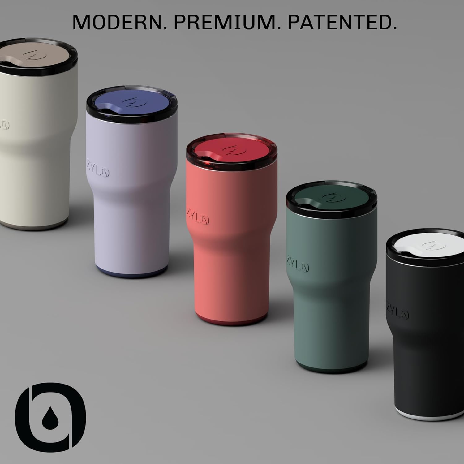 Zylo 3-in-1 Expandable Tumbler Kit - Modular Water Bottle 16/24/32oz, Leak-Proof Sections, Magnetic Glide Lid, Insulated, BPA-Free - 12hr Hot/24hr Cold for Office, Car & Home - Sagebrush Green - Image 6