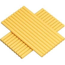 Yellow Hot Glue Sticks 20 Pack, 0.43 x 8 Inches Glue Refills for Multi-Purpose Crafting, Art DIY and Home Decor