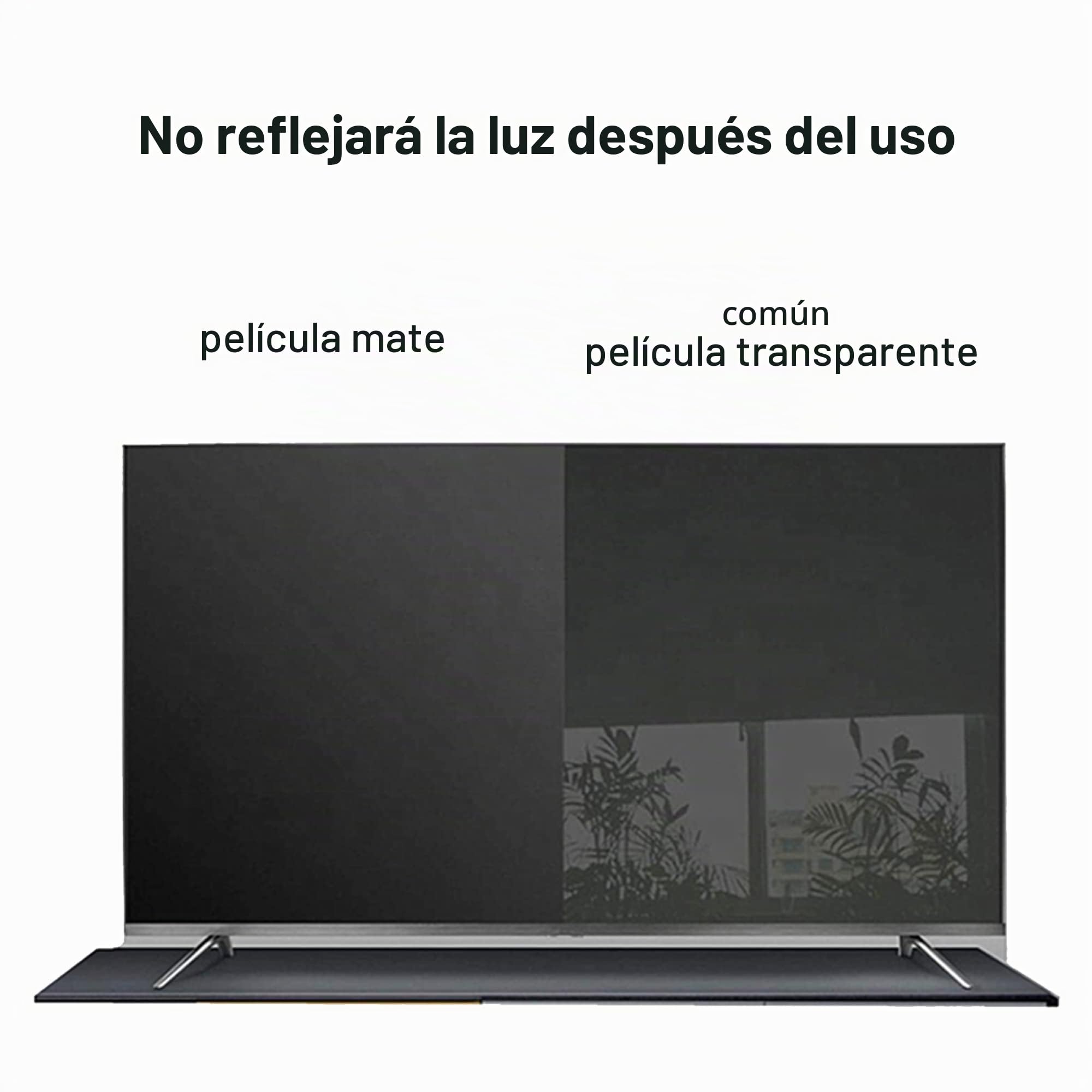 Anti Blue Light Película Protectora De Pantalla TV 43-55 Pulgadas, a Prueba Polvo Y a Prueba Rasguños, Aceite Impermeable Aliviar La Tensión Ocular, Para Samsung, Hisense, Led, Etc. / 43in942x529mm