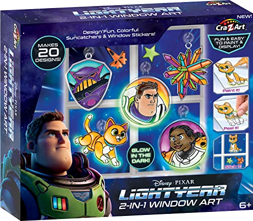 Kit d'art pour fenêtre Lightyear phosphorescent, cadeau d'anniversaire créatif