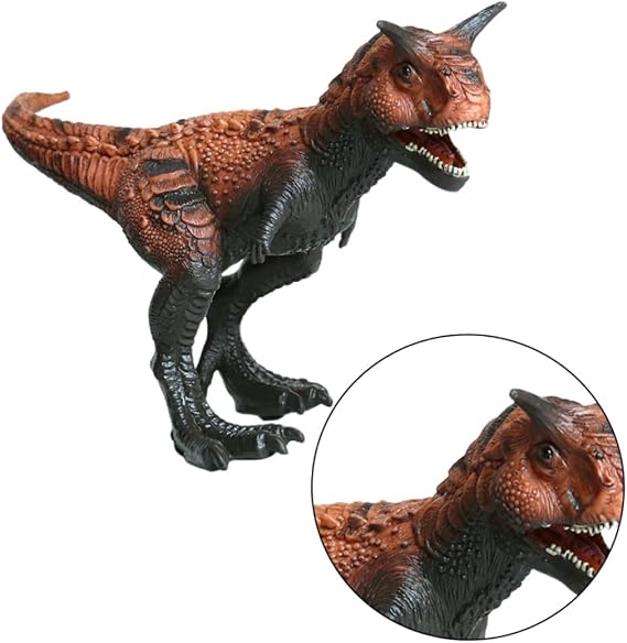 Carnotaurus Dinosaur Toy Plastic Figure Boys and Girls Educational Model