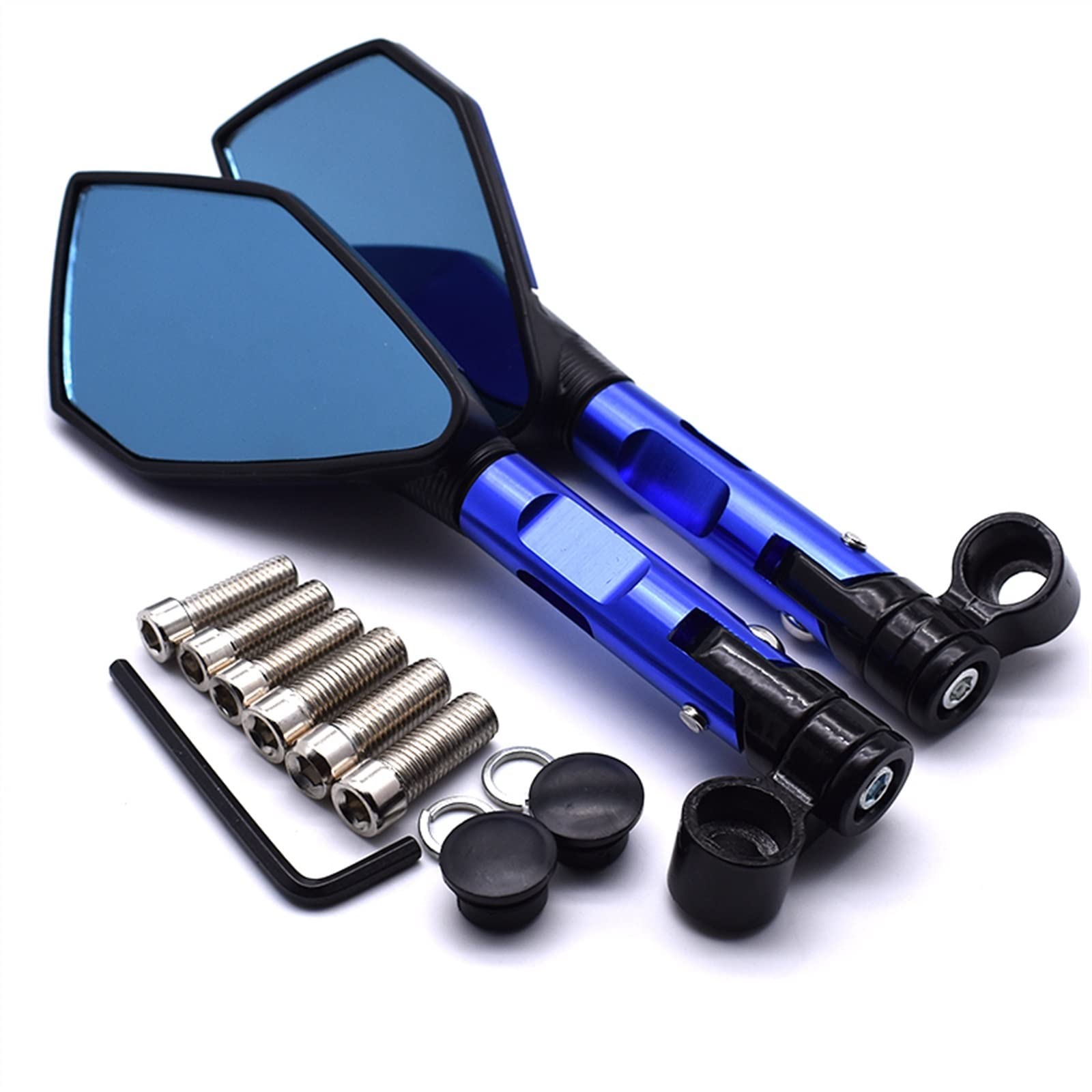 Rétroviseur moto 8mm 10mm CNC en aluminium haut de gamme pour XV1100 XT600