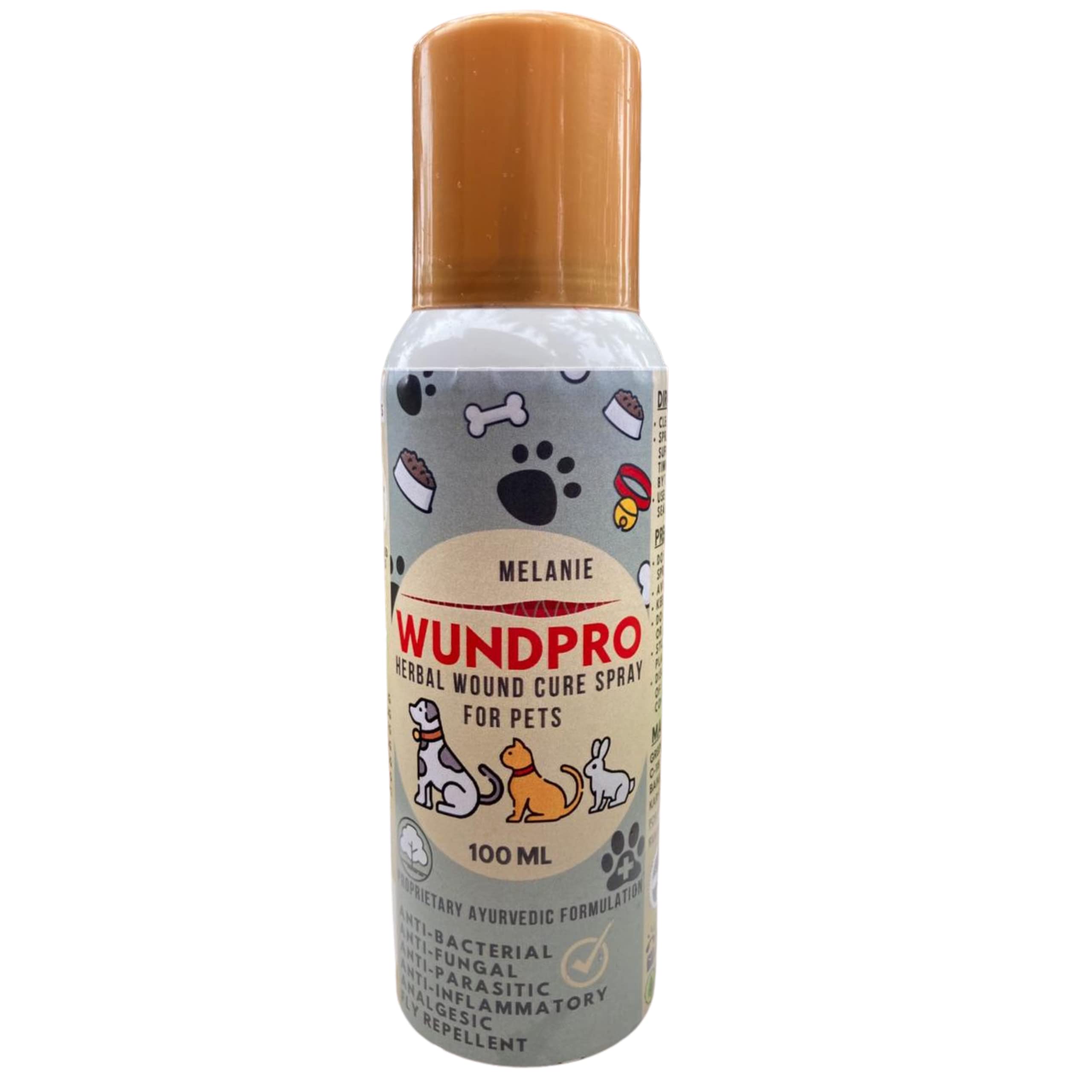 Melanie Wundpro - Herbal Wound Cure Spray for Pets (100ml) (B0B7FD5PSP) Amazon Price History, Amazon Price Tracker