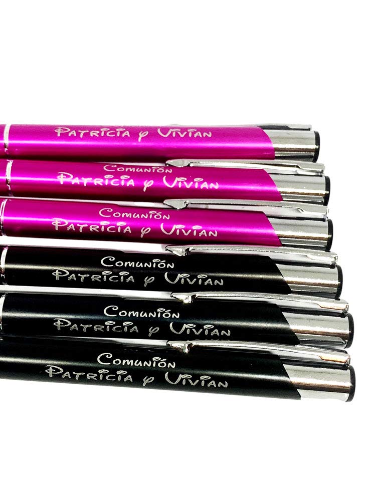 Penne a sfera 2 in 1, in metallo, colore personalizzabile, confezione da 300