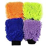 Material: Chenille Microfaser; Farbe: Dunkelblau, Hellblau, Gelb, Orange
