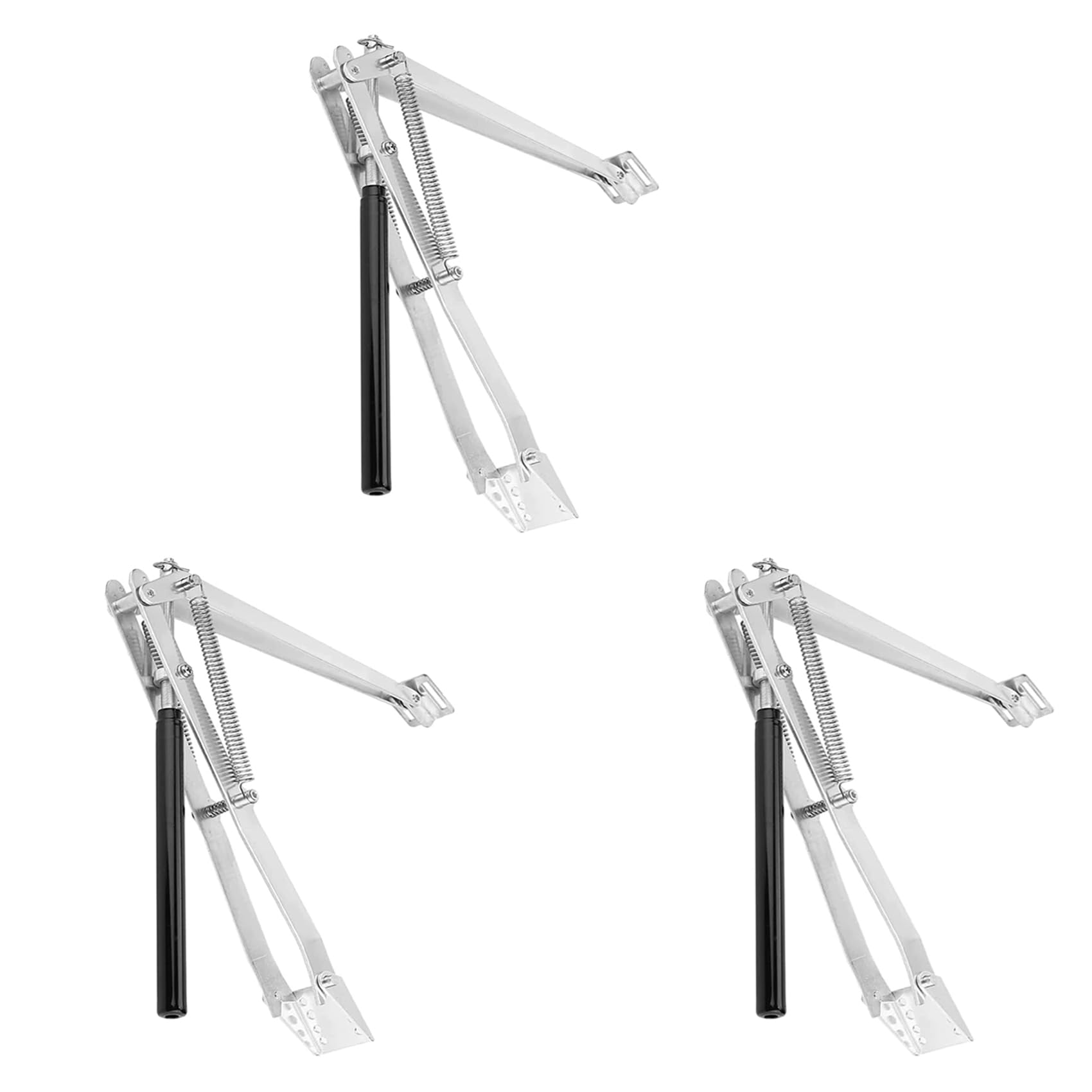 Jnchdghwa Black & Silver 3X Greenhouse Double Spring Automatic Window Opener Solar Heat Sensitive Garden Vent Agricultural Tools