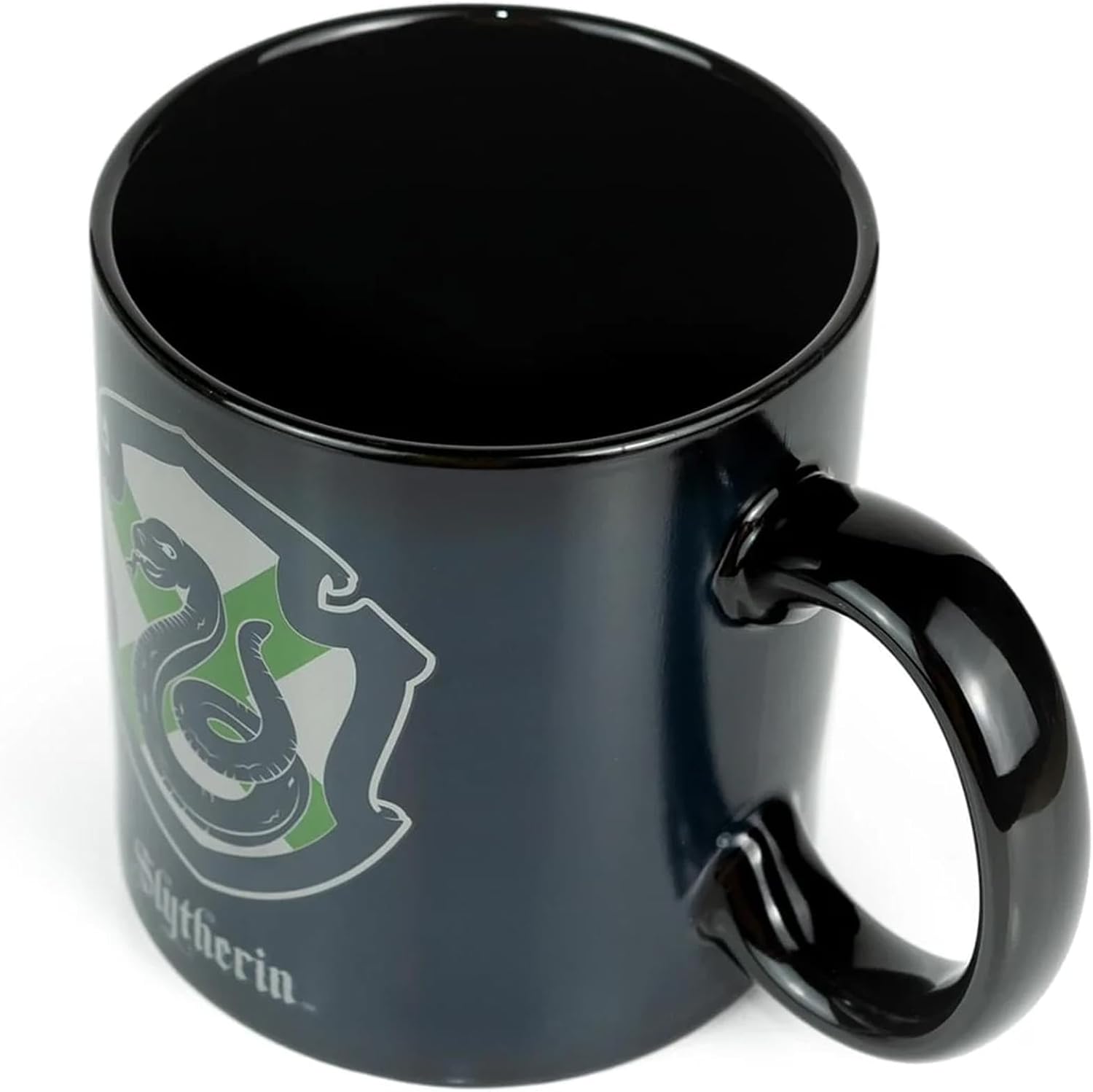 Harry Potter Slytherin House 20oz Heat Reveal Ceramic Coffee Mug - Heat Sensitive Color Changing & Image Morphing Tea Cup for Lattes, Cappuccinos, Hot Chocolate or Warm Butterbeer - Unique Gift Idea