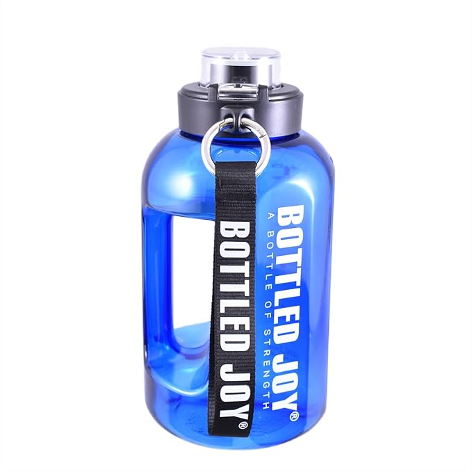 Amazon｜大西賢製販 BOTTLED JOY グリップウォーターボトル BL 1.0L BTJ3001BL｜水筒・マグボトル オンライン通販