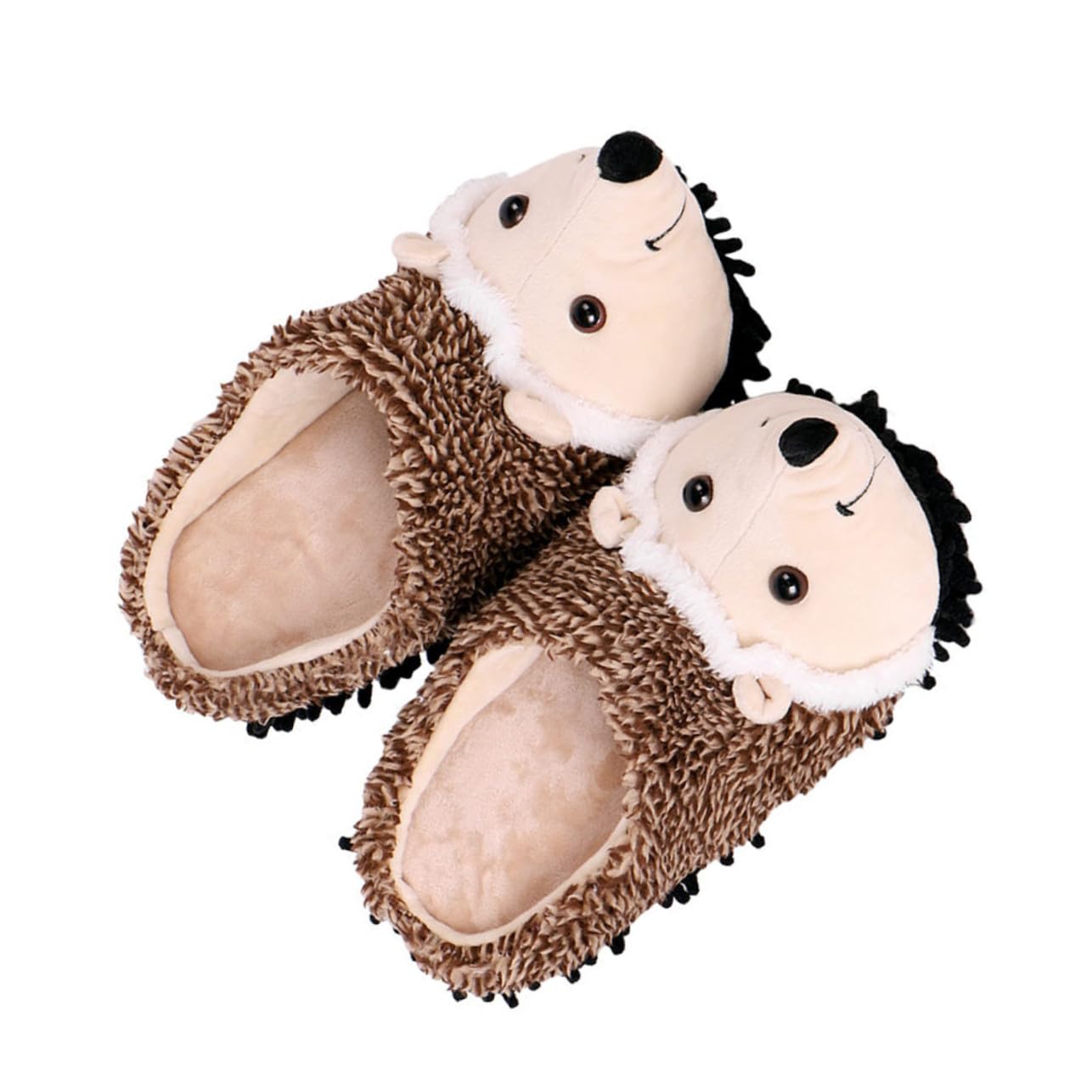 Pantuflas de Erizo de Dibujos Animados, 1 Par, Felpa Algodón