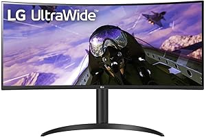 LG 34BP65C-B 34” UltraWide™ QHD Curved Gaming Monitor