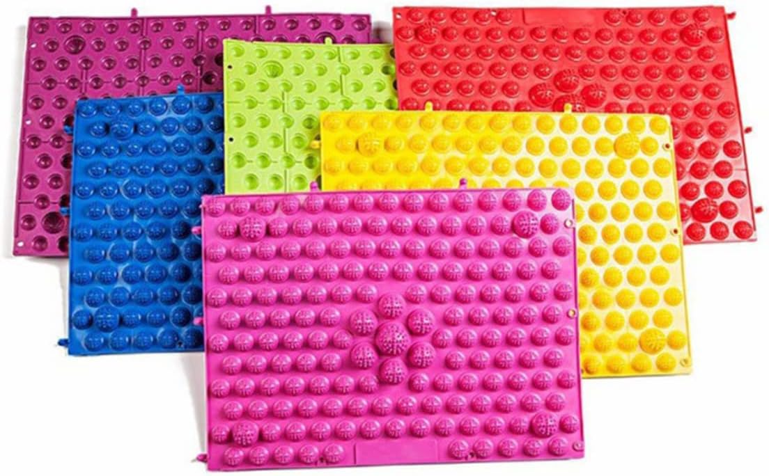 2pcs Reflexology Foot Massager Mat Acupressure Mat Pad for Heel Arch Pad Toe Pain Relief