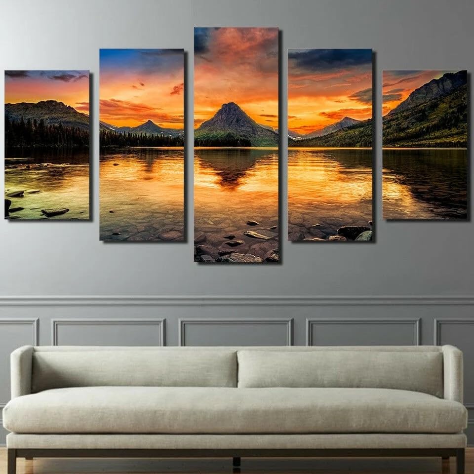 Tableau chambre adulte grand format pour créer un salon évasion