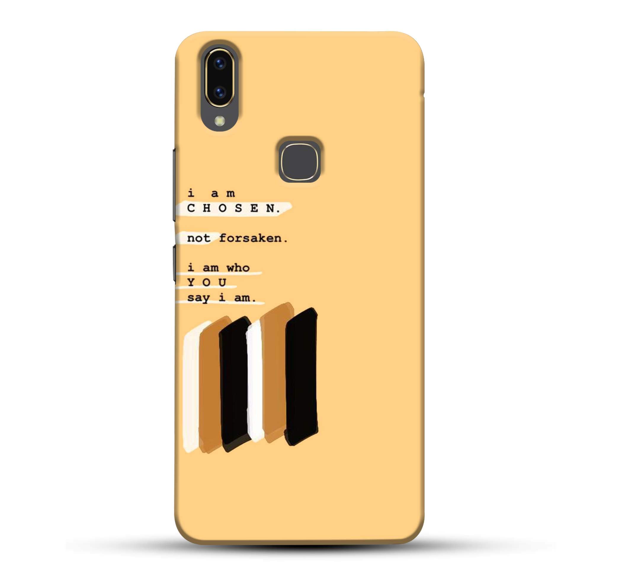 Outlouders Choosen Not Forsaken Yellow Background Designer Printed Hard Back Case and Cover for Vivo V11