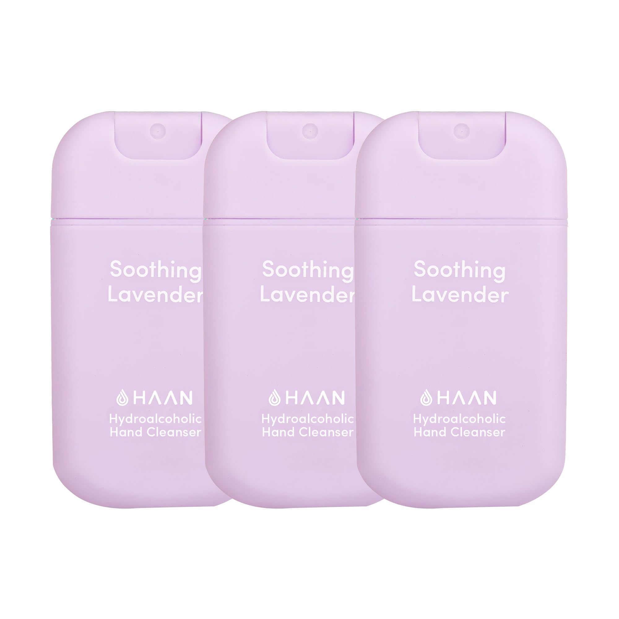 Hydrating Hand Cleansing Spray - Hydrating Cleansers for Fresh Hands - Moisturizes and Refreshes - Travel Size - Lavender - 3 pc