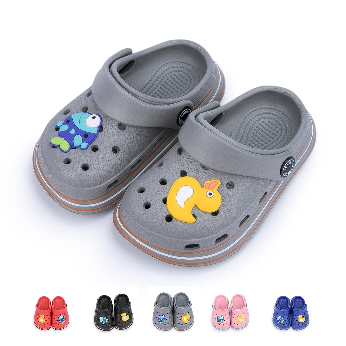 CasazoeToddler Kids Boys Girls Cute Garden Clogs Water Sandals Slip On Shoes Slipper Slides Lightweight Outdoor Summer Infant Children Beach Pool Play Shoes (Baby/Toddler Kids)