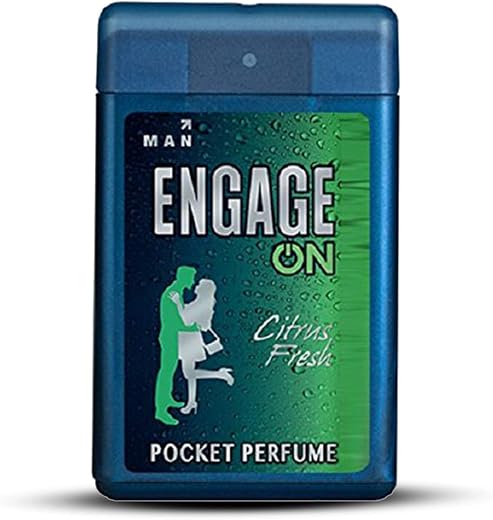 Engage ON Citrus Fresh Pocket Perfume, 18.4 ml