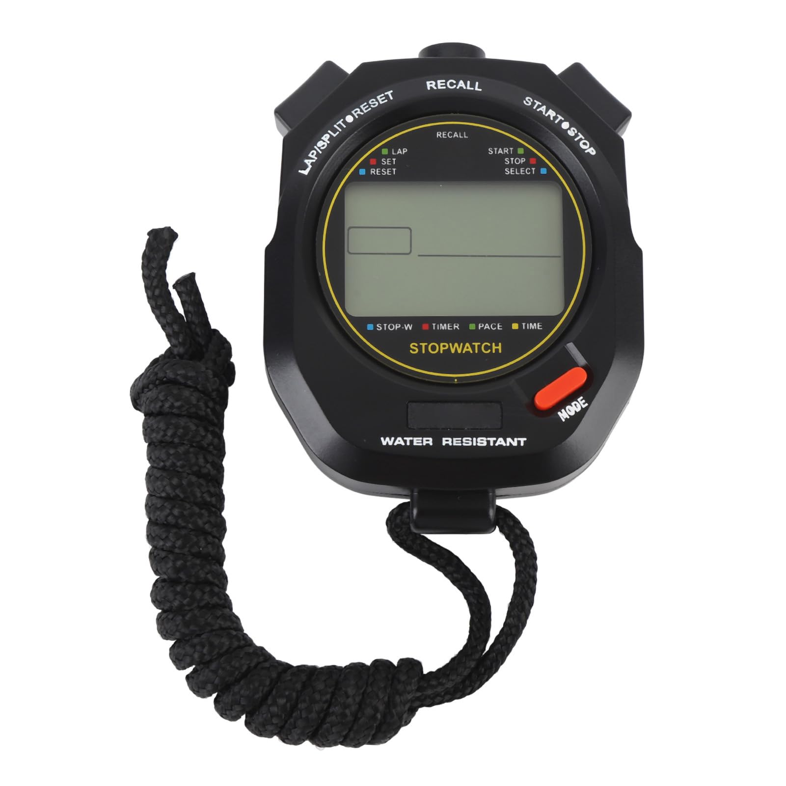 Multi Function Electronic Digital Sport Stopwatch Timer, Large Display Timer with Date, Time, Alarm & Metronome Function, Ideal for Sports, Fitness & Referees-picture-18