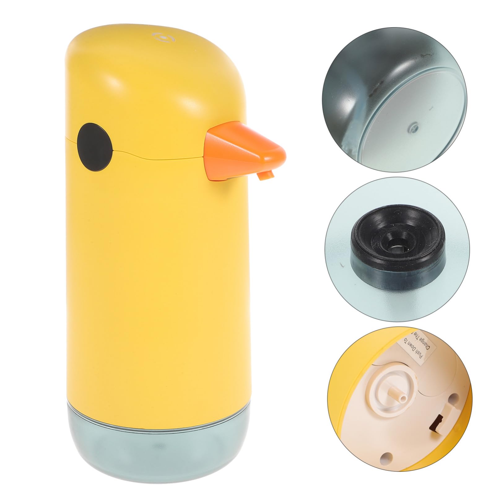 Dispenser Automatico per Sapone Liquido Giallo 220ml Ipx6