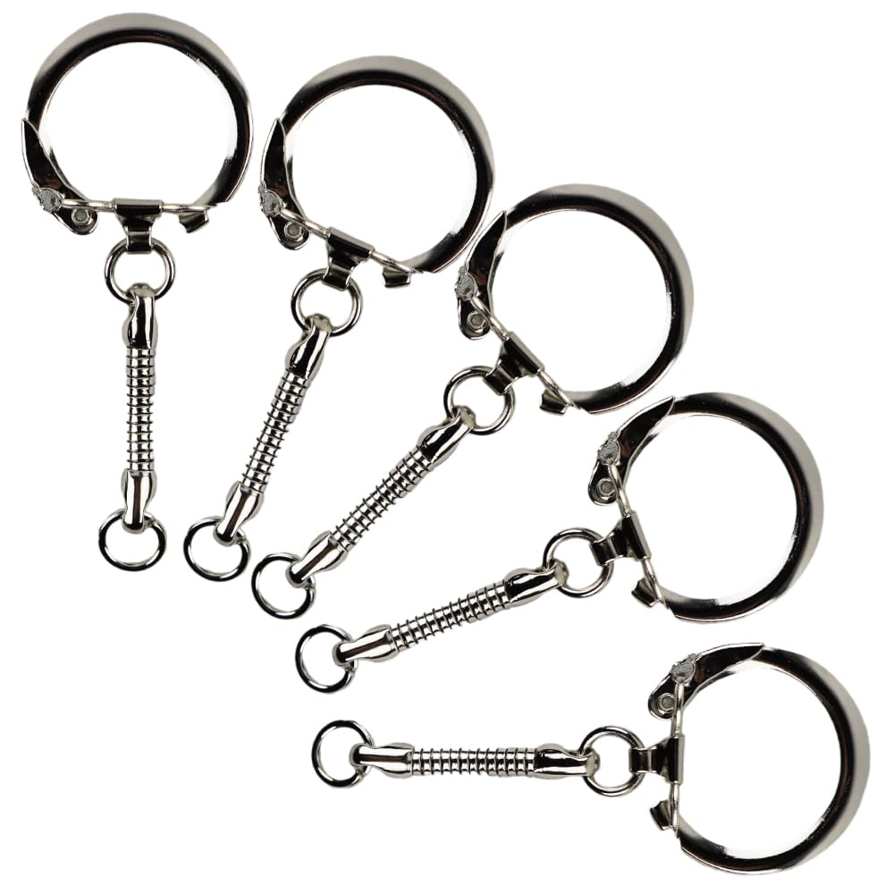 Amazon.co.jp: スネークキーホルダー 金具 スネークタイプ 5個入り