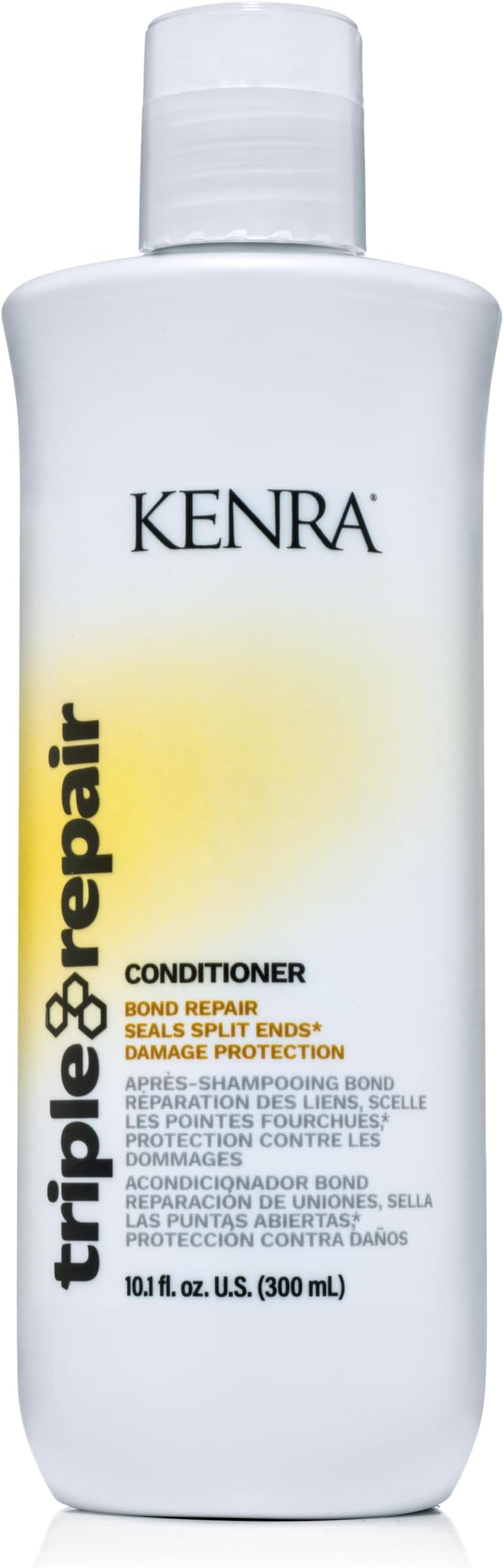 Kenra Triple Repair Conditioner | Targets & Repairs Weak or Broken Bonds | Split Ends | Damaged Hair | Bond Builder | Sulfate-Free