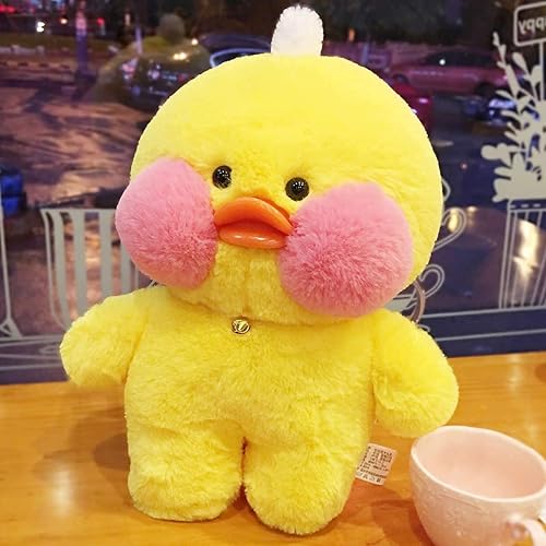 Miniatura 3 de Juguete de peluche de pato amarillo con anteojos, de felpa suave, para niños y niñas, con lindo sombrero y disfraz, los mejores regalos para