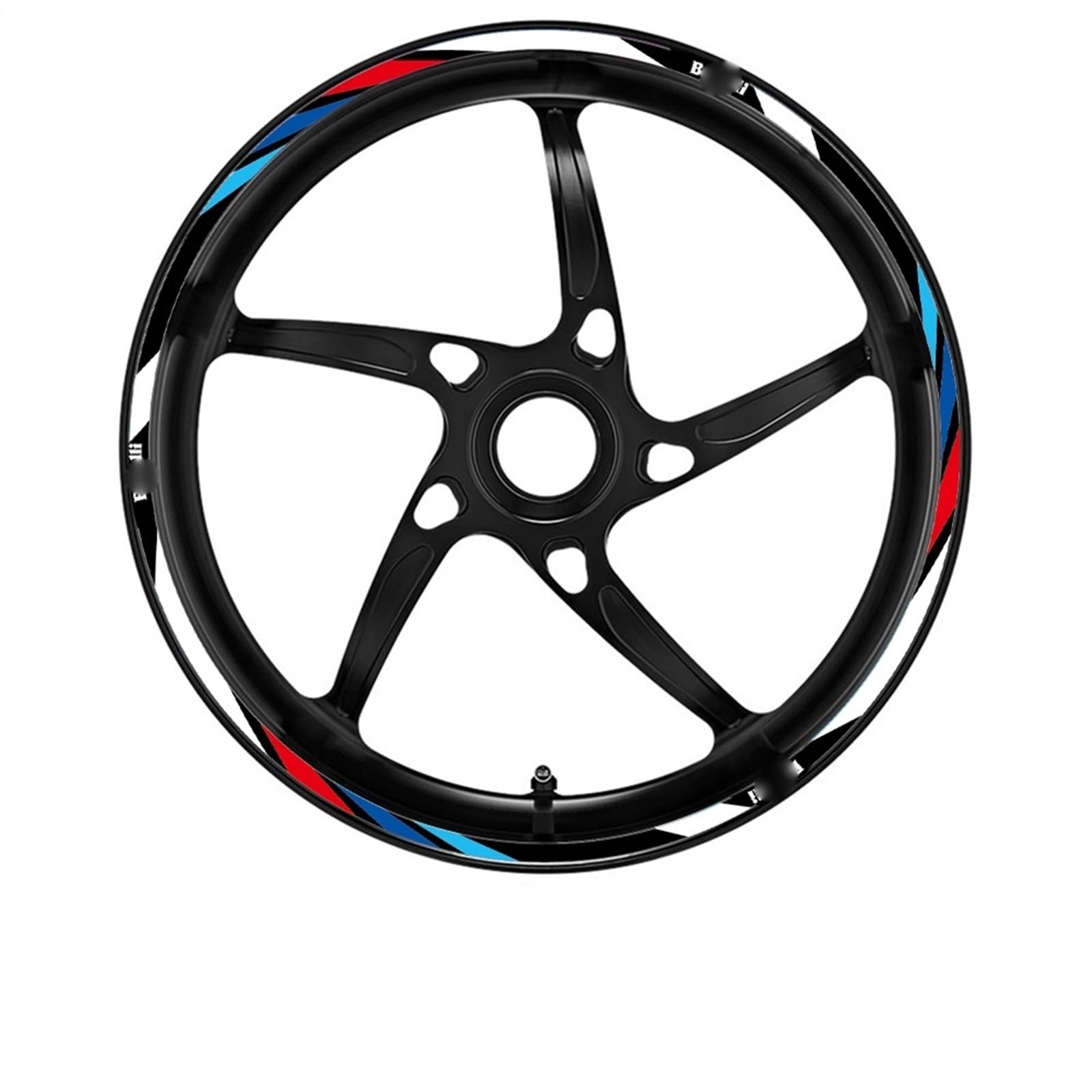 NINOMA Pegatinas De Decoración De Llanta De Motocicleta con Estilo De Rueda Reflectante para Benelli TNT300 600 BN600/302r Stels600 Keeway RK6 Trk502 (Color : 10)