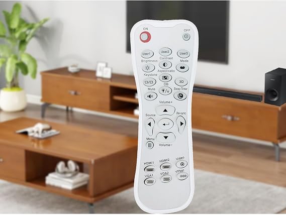 Replacement Remote Control Applicable for Optoma Projector GT1080Darbee HD28DSE UHD51ALV DH1009 HD39Darbee UHD550X UHZ65 HD27HDR UHD40 EH200ST GT1070X HD144X HD27E HD243X HD27 HD29DARBEE UHD50 UHD42