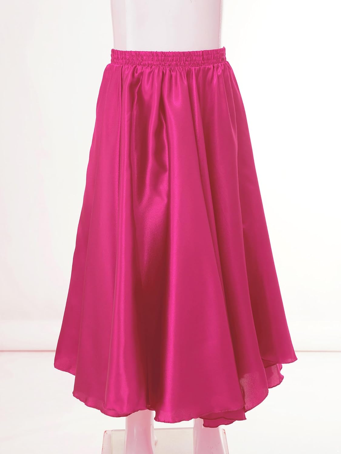 ranrann Kids Girls Swing Dance Skirts Gypsy Latin Spanish Flamenco Belly Dance Skirts Ballroom Performance Costume