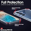 TheGiftKart Crystal Clear Back Cover Case for Samsung Galaxy M35 5G | 360 Degree Protection | Shock Proof Design | Transparent Back Cover Case for Samsung Galaxy M35 5G (PC & TPU, Transparent Bumper) gallery image