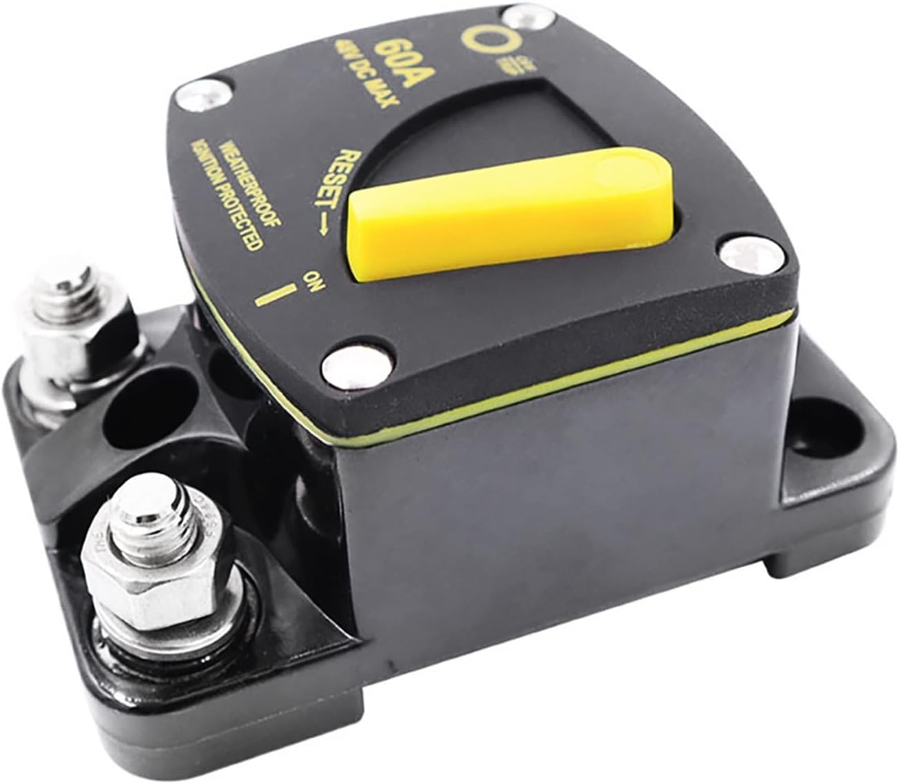 50A 60A 80A 100A 150A 200A 250A 300A AMP Circuit Breaker Fuse Reset 12-48V DC Car Audio Amplifier Breaker Waterproof 2022(Color:250a)