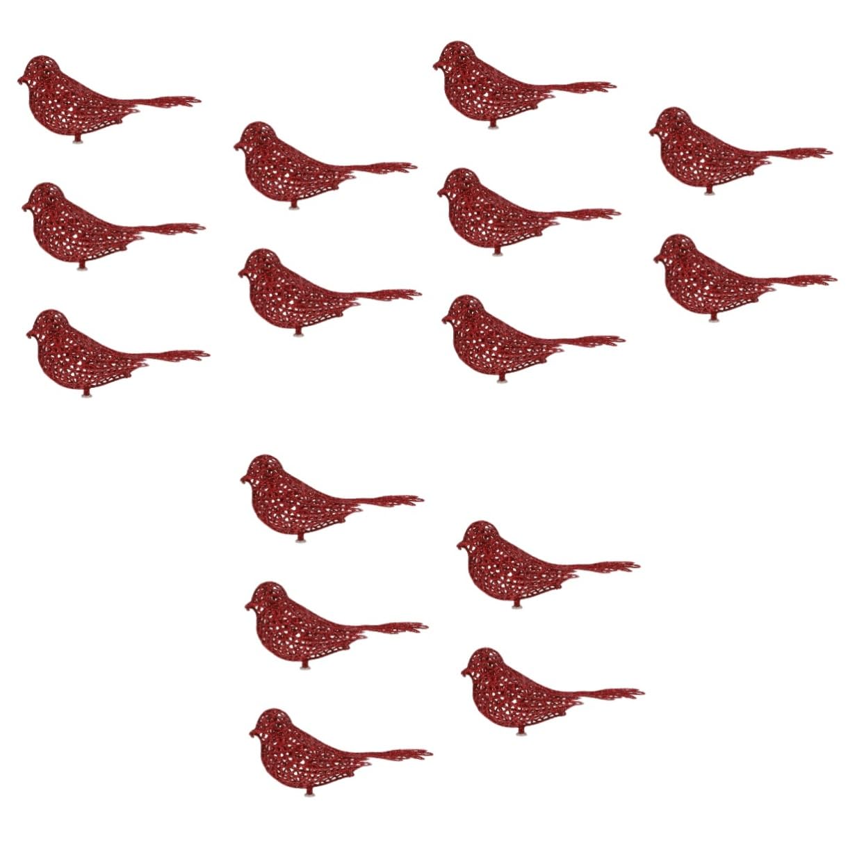 Alipis 3 Set Di Decorazioni Natalizie Con Uccelli Decorazioni Per Lalbero Di Natale Ornamenti Per Uccelli Decorazioni Festive 5 Pezzi * 3