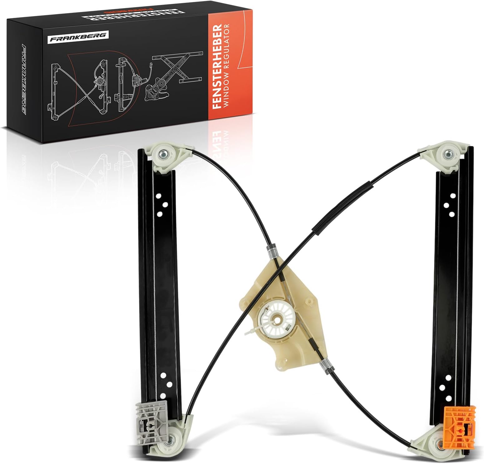 Frankberg Window Regulator Without Motor Rear Right Compatible with Cayenne 955 T-o-u-a-r-e-g 7LA 7L6 7L7 4/5 Door Year of Manufacture 2002/09-2010/09