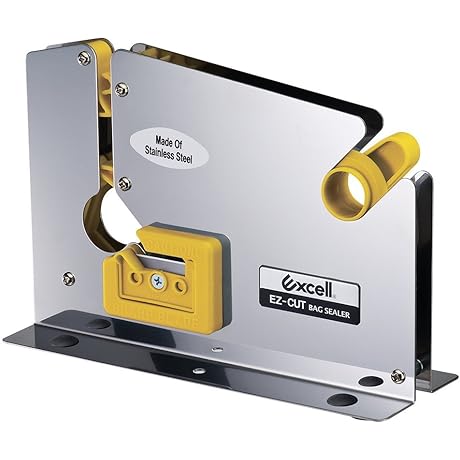 Excell Stainless Steel Tape Bag Sealer ET-606STK EZ-Cut