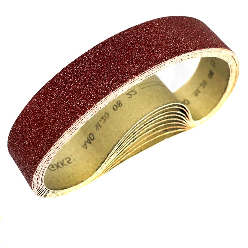 10 szt. 686x50mm taśma ścierna do polerowania miękkiego metalu i drewna, 2x27 cali taśma ścierna P40-1000 akcesoria do szlifierek, 10 szt. 150 gradacja