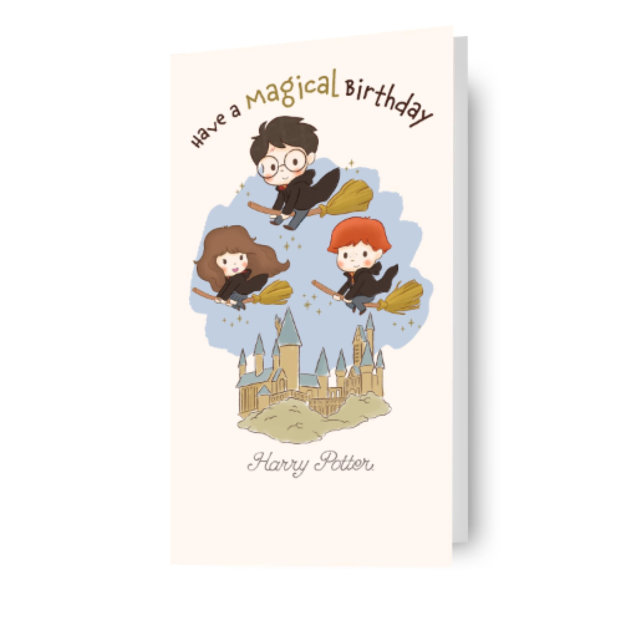Harry Potter Birthday Card Magical Birthday Includes Envelope 9x5 Inches