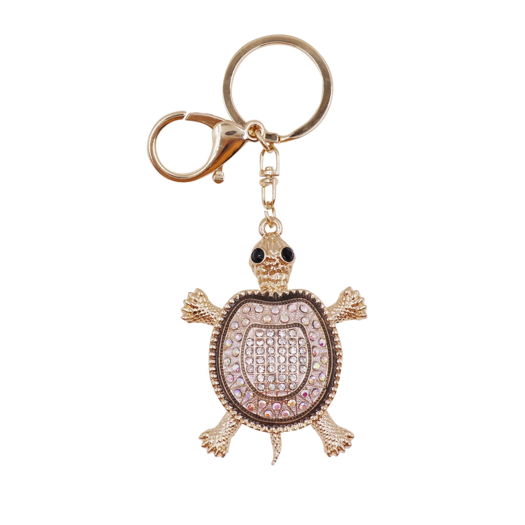 leomosteleomoste Crystal Diamond Keyring Cute Turtle Keychain Bag Decoration Girl Women