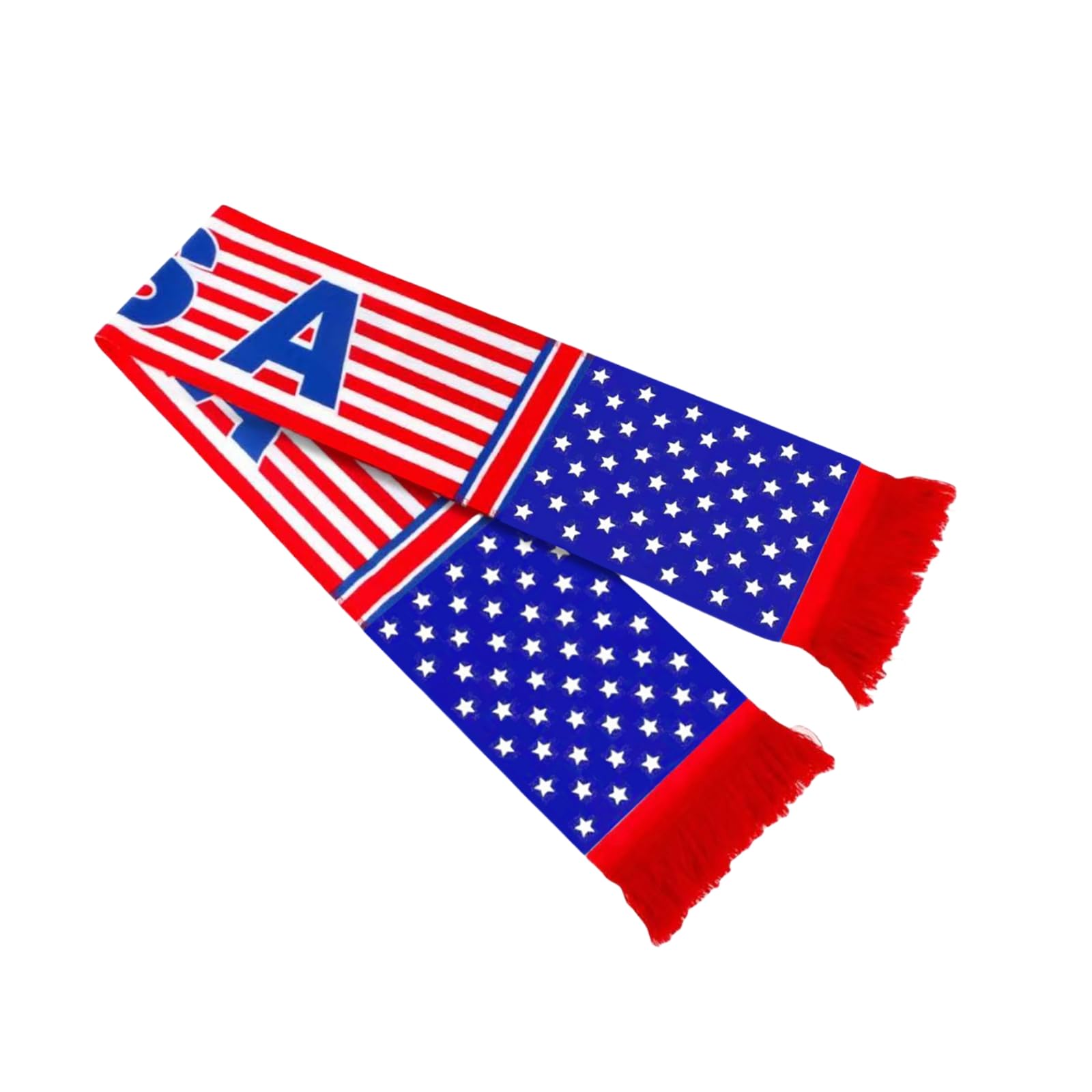World Cup 2026 Soccer Scarf,2-Pack National Team Football Scarf, Double-Sided Logo Print, Flannel Fan Scarf - 5