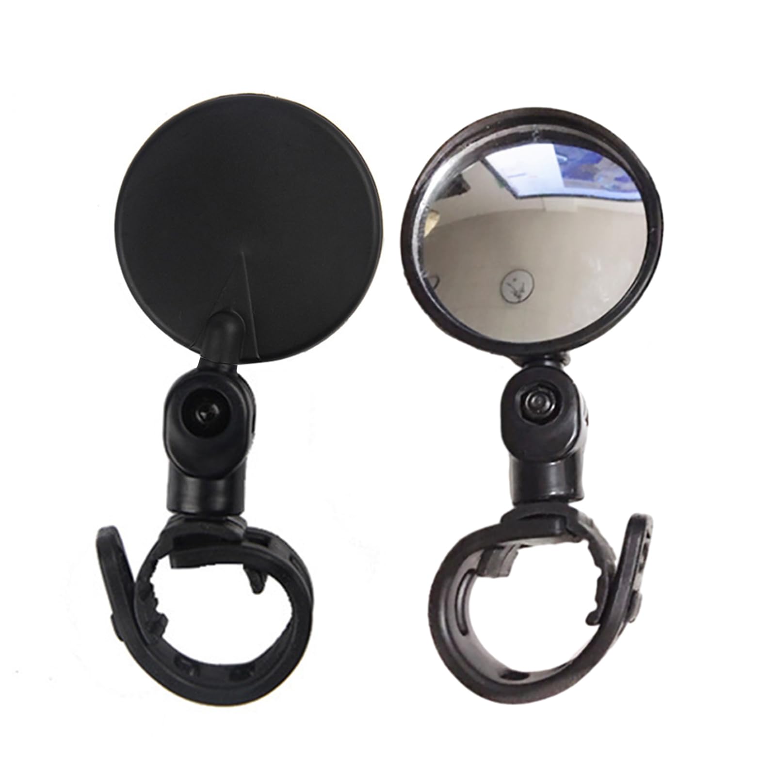 QIEIEI 360 Degree Rotatable Bike Rear View Glasses for Bike Bicycles Flexible Cycling Accessories Rear View Glasses Set