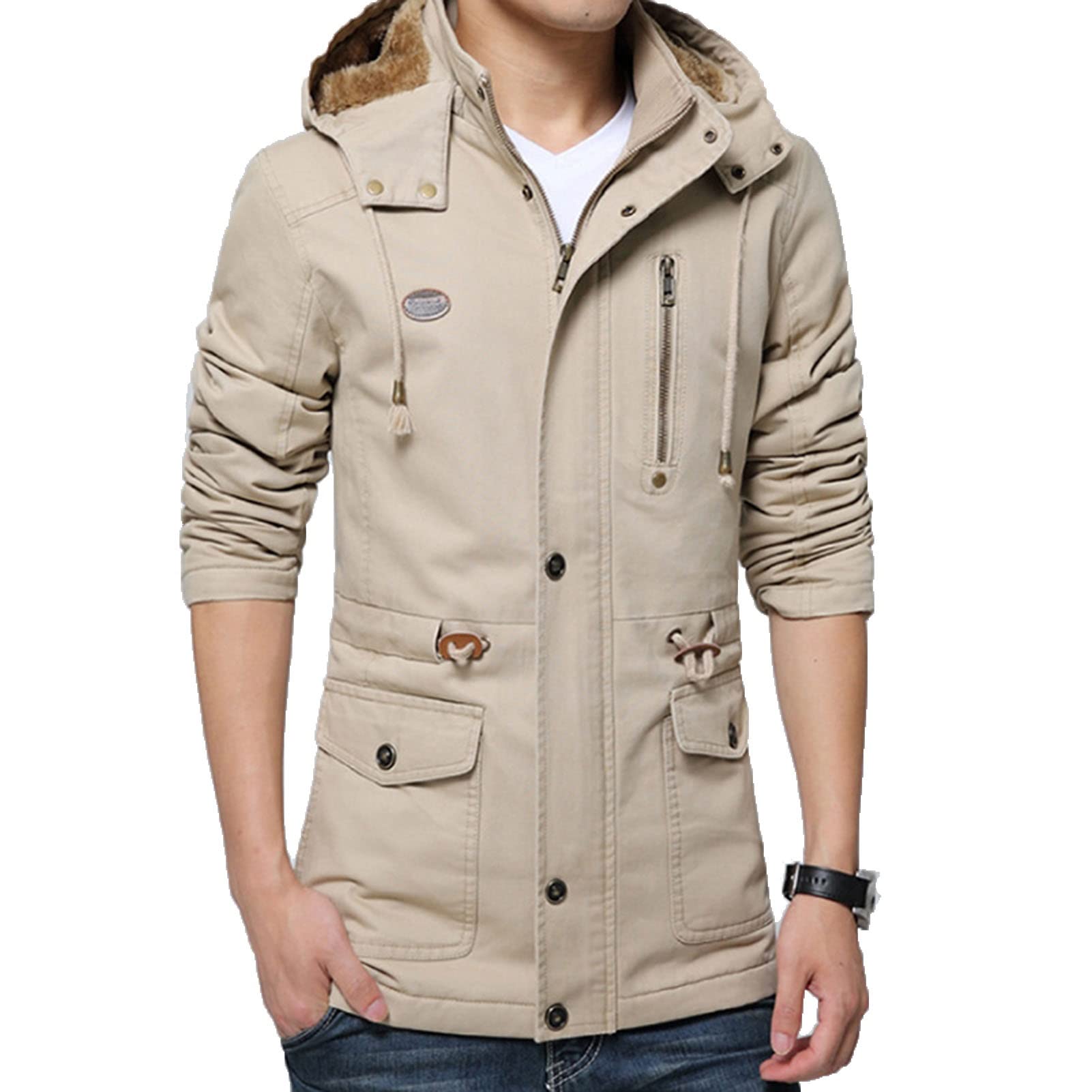 ベージュ フルジップ フード付きジャケット アディダス Z.N.E. フルジップ フード付きトラックジャケット