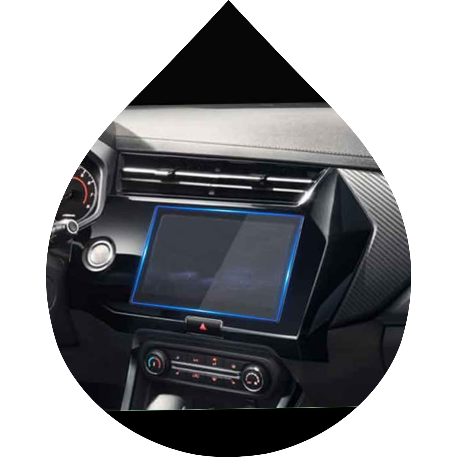 Film protection voiture en verre trempé anti-rayures pour écran Chery 2021