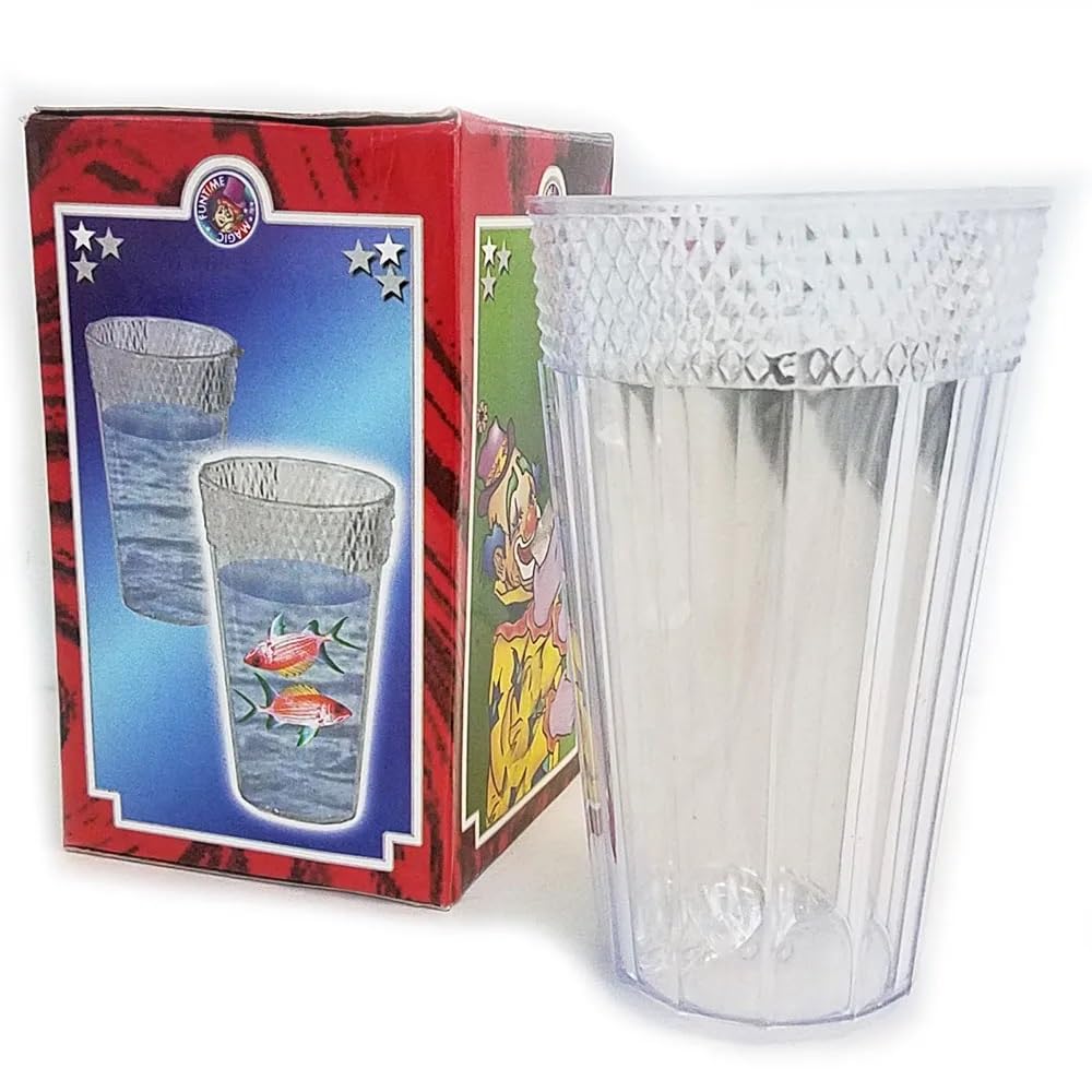 Magician's Sealed Mirror Glass Gimmick | Appear Disappear Silk, Rubber, Coin, Ball, Paper, Dollar, Money, Bill etc. Vanishing Any Small Object Magic Trick