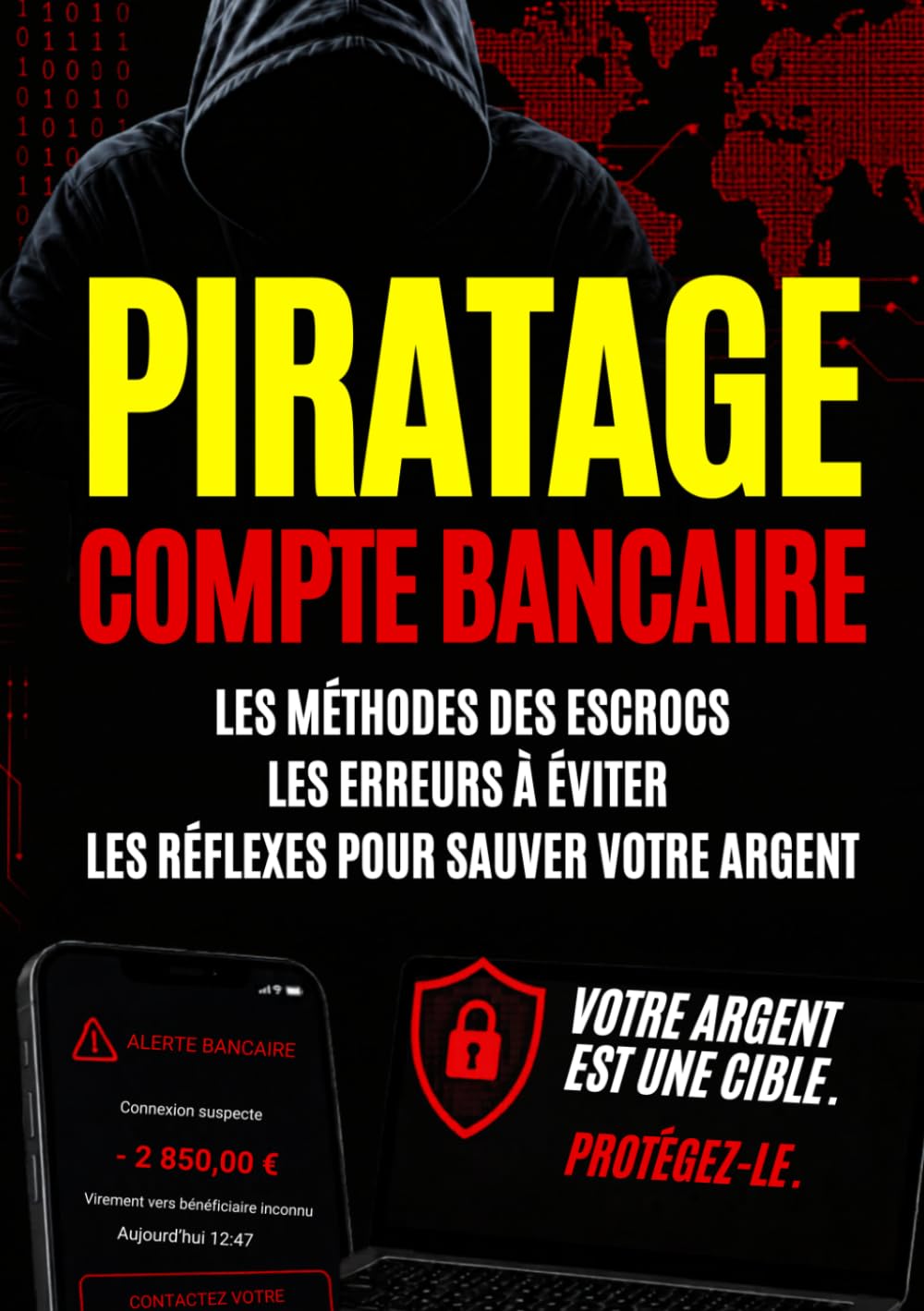 PIRATAGE DE COMPTE BANCAIRE: Comment les escrocs vident vos comptes et comment protéger votre argent avant qu’il ne soit trop tard. (Se protéger du piratage)