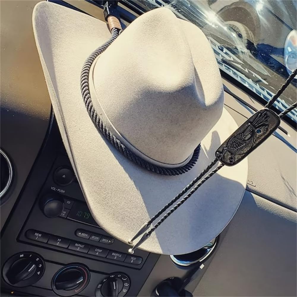 GEEDAR Cappello da cowboy Rack per baule, supporto per cappello da cowboy per auto, clip per cappelli occidentali