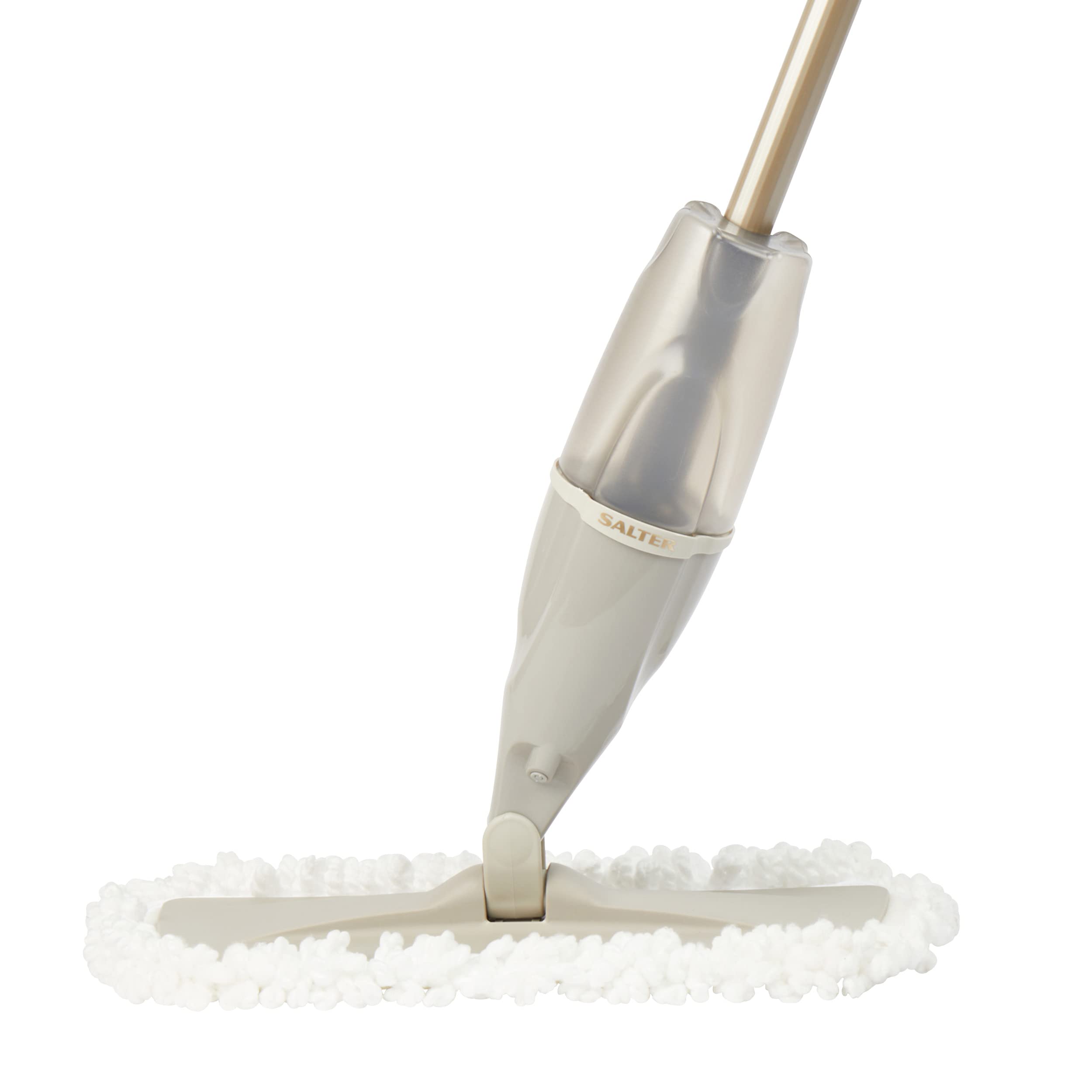 Salter COMBO-8797 - Mopa pulverizadora - Incluye Almohadilla de Limpieza y Pulido, Ideal para Suelos laminados, de Madera y baldosas, Tanque de Agua de 600 ml, con 4 Cabezales de Repuesto