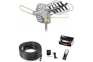Digital Outdoor HD TV Antenna with 150 Miles Range