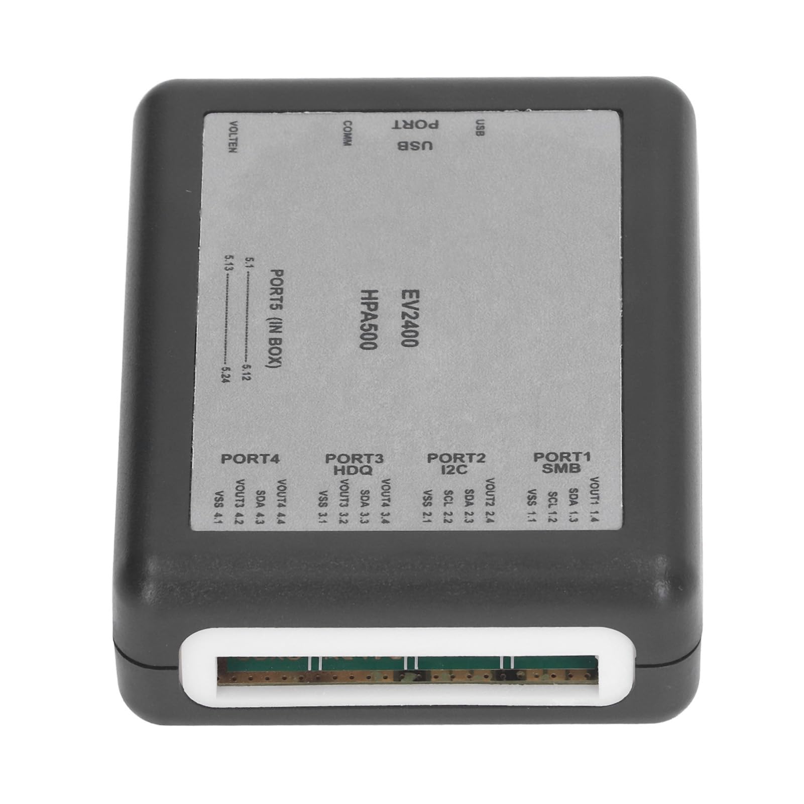 Scatola di Riparazione e Rilevamento Batteria EV2400 con Cavo, Debugger SMB, Protezione Circuito, Regolatore Tensione Automatico, Indicatore LED 3 Colori, Materiale ABS