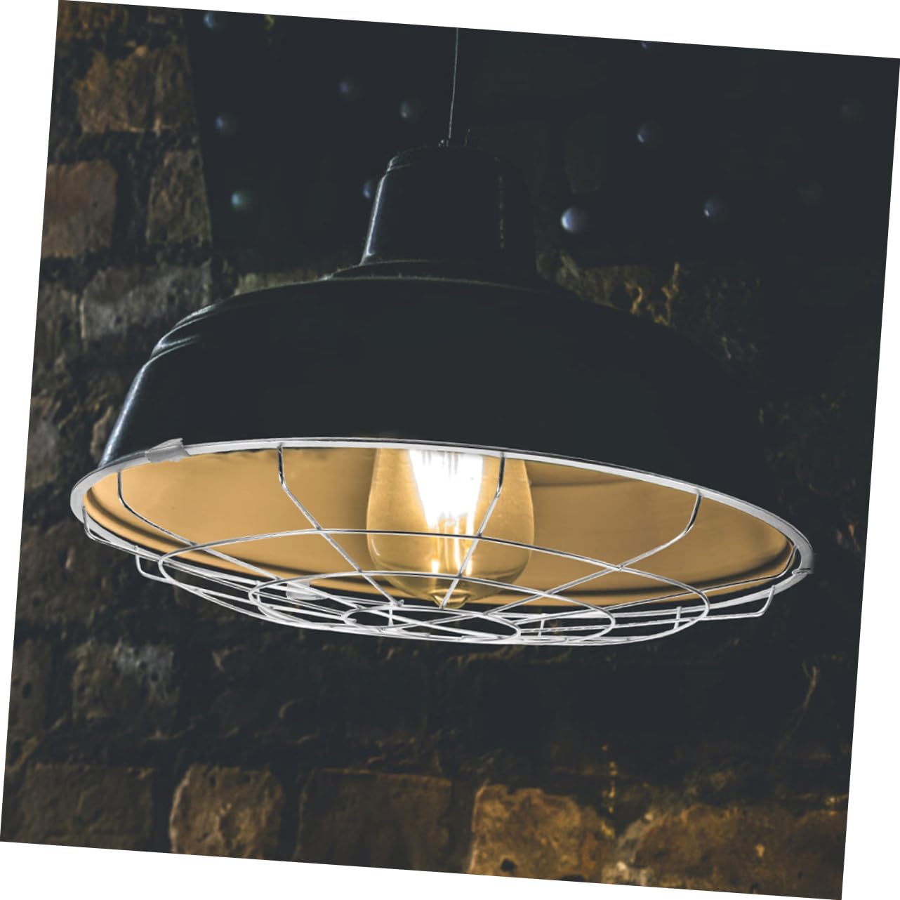 Ceiling Light Frames Iron Mesh Lampshade Guard Replacement for Bulb Wire Frame Suitable for Workshop