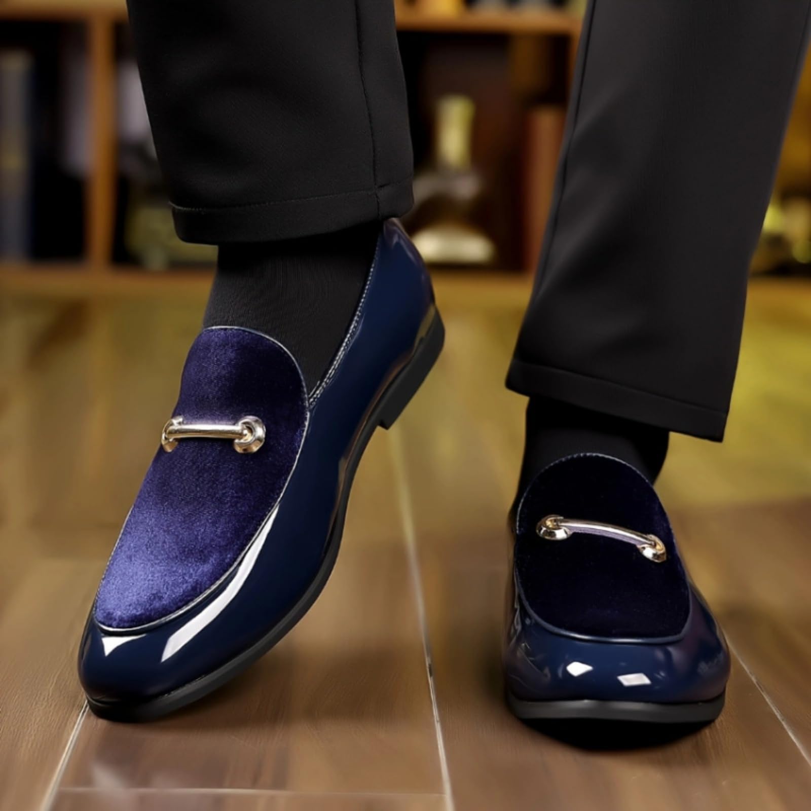 Hixingo Scarpe Stringate Uomo in Pelle | Scarpe Eleganti da Abito comoda Design classico ideale per ufficio, lavoro, matrimoni, cerimonie ed eventi formali